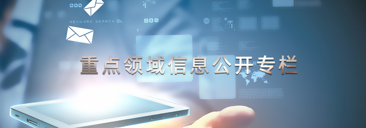 重點(diǎn)領(lǐng)域信息公開(kāi)專(zhuān)欄