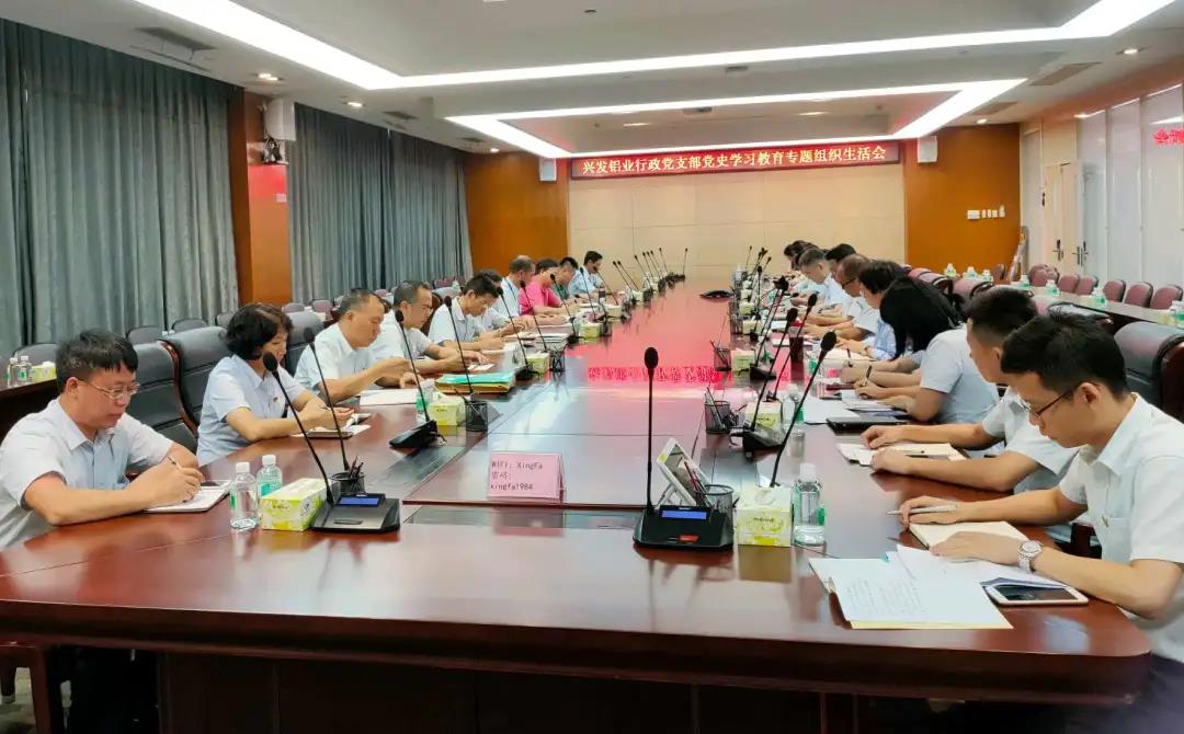 興發(fā)鋁業(yè)走好三步棋 推動黨史學(xué)習(xí)教育走深走實走心